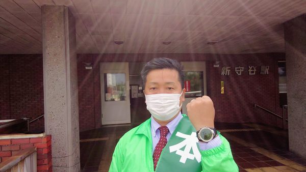 関東鉄道常総線の新守谷駅で後光がさす！？