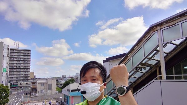 牛久駅西口で多くの方にお声がけいただく月曜日