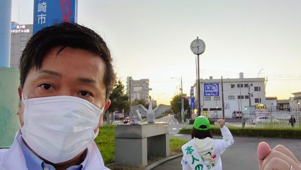 始発から龍ヶ崎市駅にてお見送り