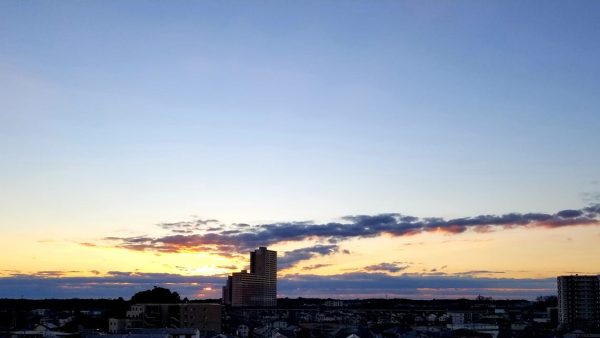 【守谷市】令和3年1月2日の日の出