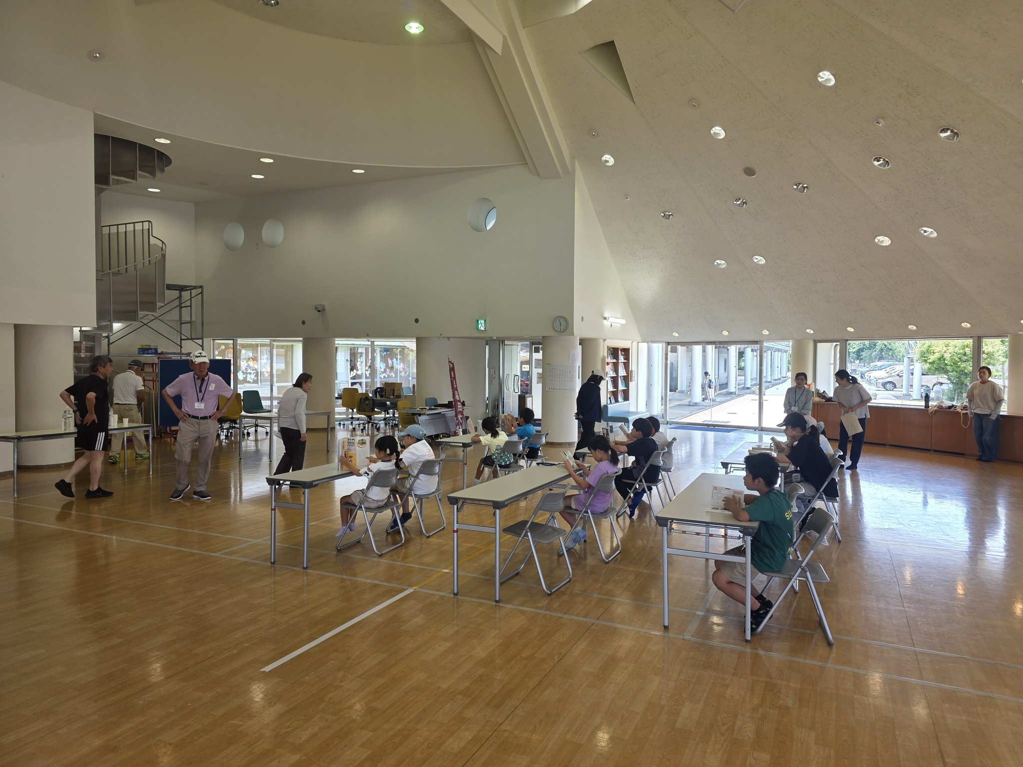 夏休みの守谷市でのひとこま。