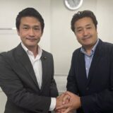 永田町での中道改革連合の意見交換会に参加するかじおか博樹
